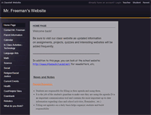 Tablet Screenshot of freeman19.classtell.com