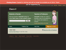 Tablet Screenshot of classtell.com